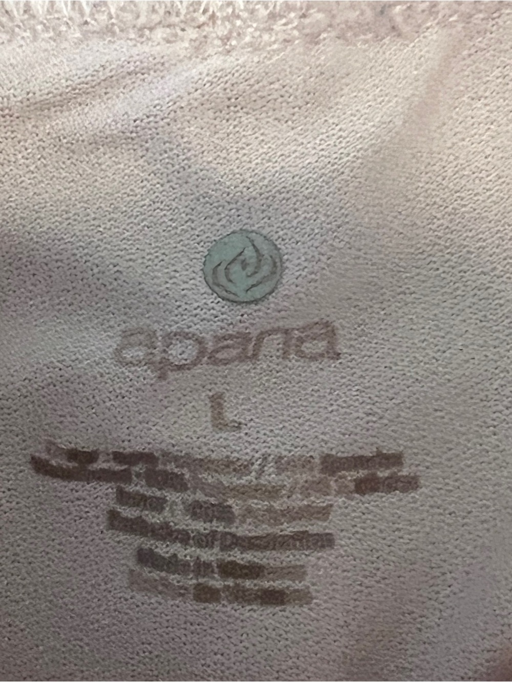 Apana Soft Pink Women's Athletic Shorts with Layered Hem - Picture 3 of 4